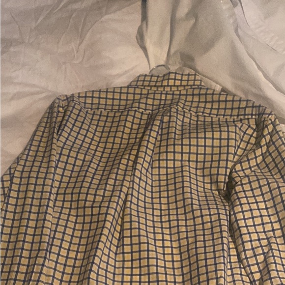 Men’s Ralph Lauren Plaid Button Down. Blue and Yellow.  Medium. Great Condition - Picture 2 of 2